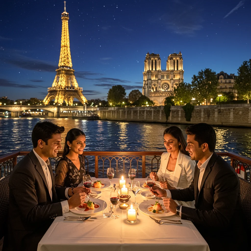 Introduction to the Bateaux Parisiens Seine River Gourmet Dinner &amp; Sightseeing Cruise