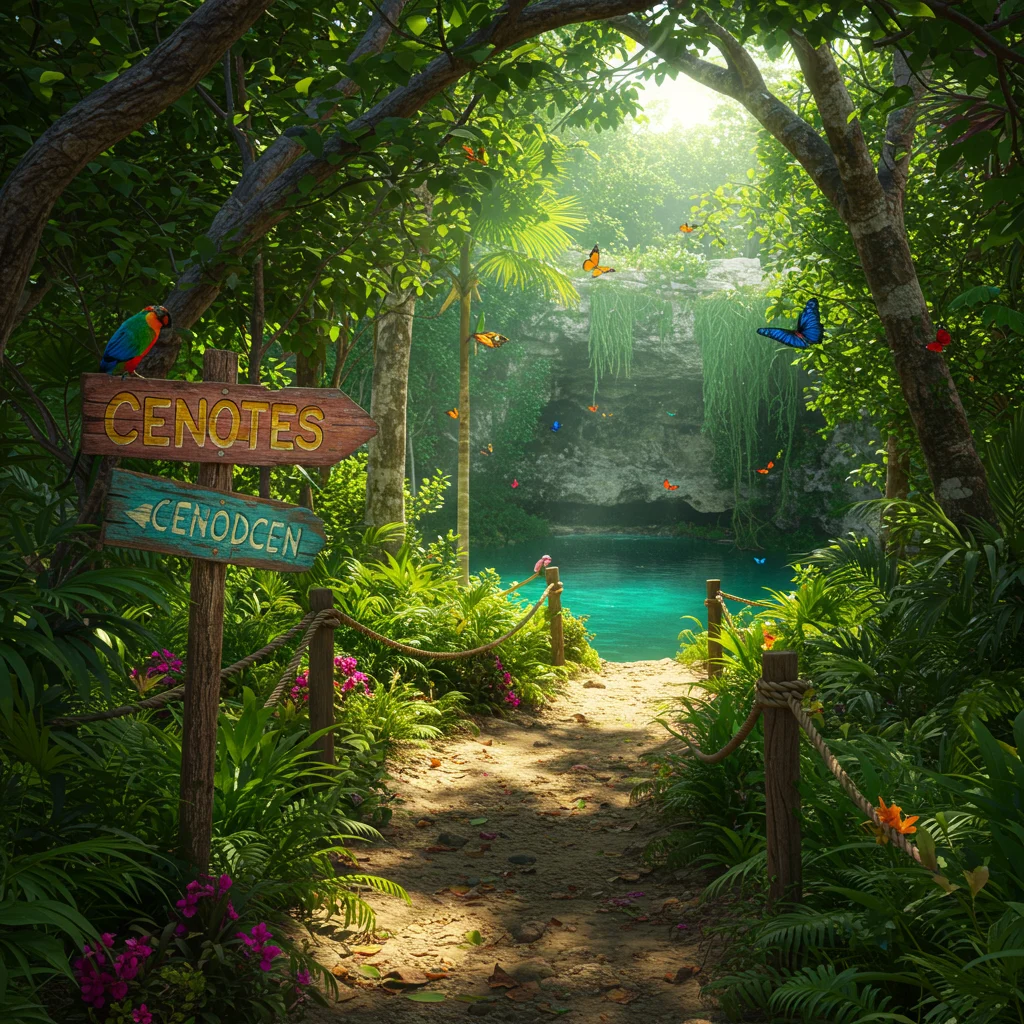 How to Get from Akumal to the Cenotes