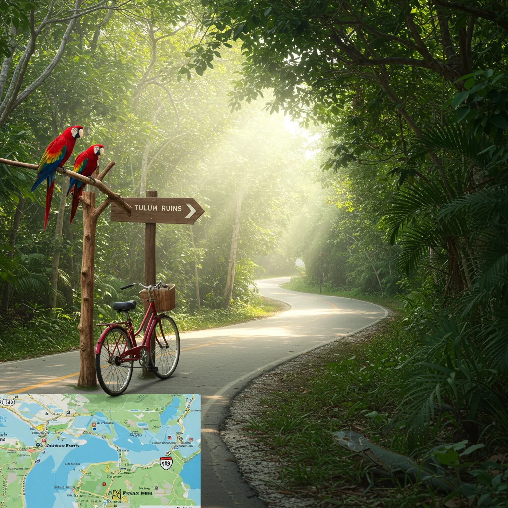 How to Get from Tulum Ruins to Akumal