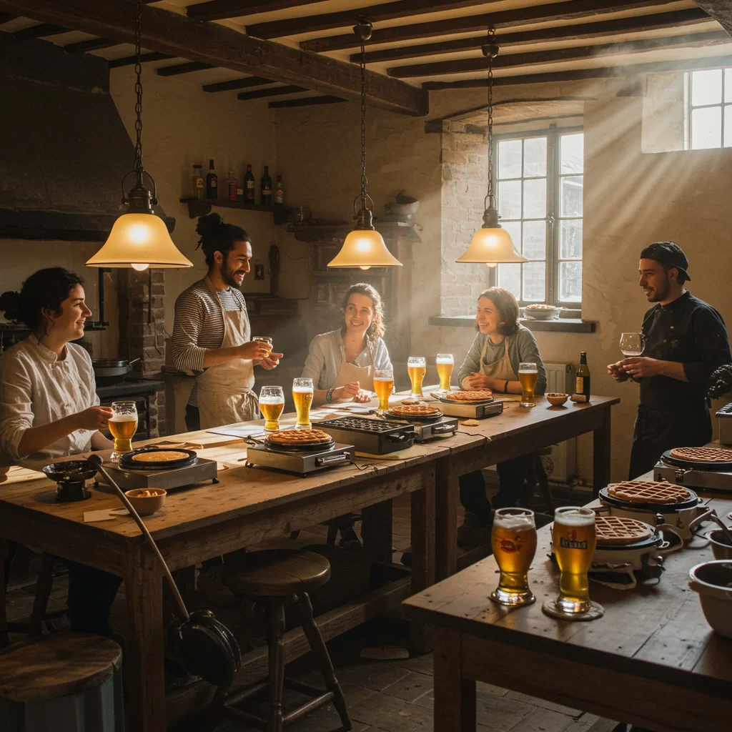 Introduction to the Waffles 'n Beer Workshop in Ghent Centre