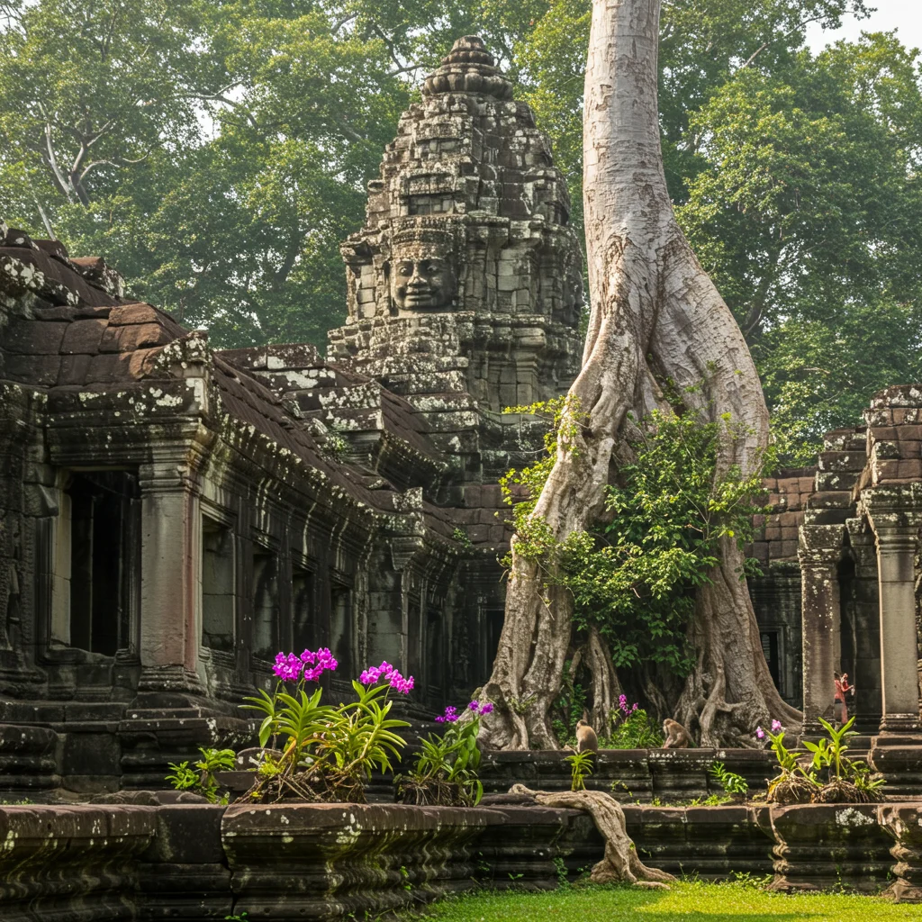 Wildlife and Nature Around Angkor Wat