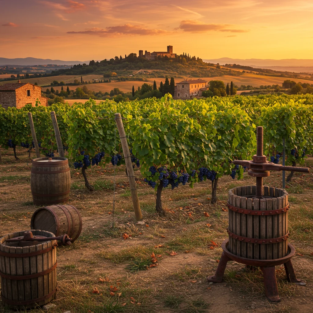 A Brief History of Wine in Tuscany