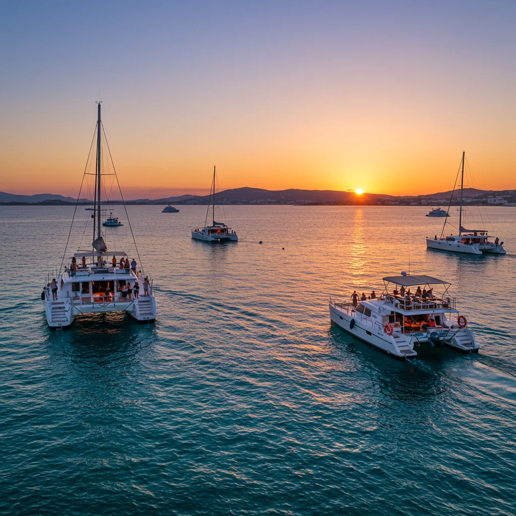 Types of Catamaran Cruises Available in Mykonos