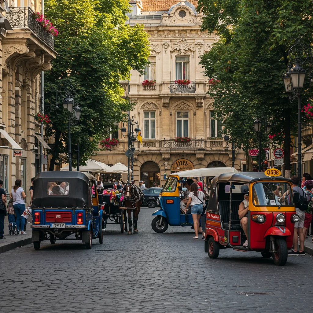 What Are Tuk Tuks Like in Bucharest?