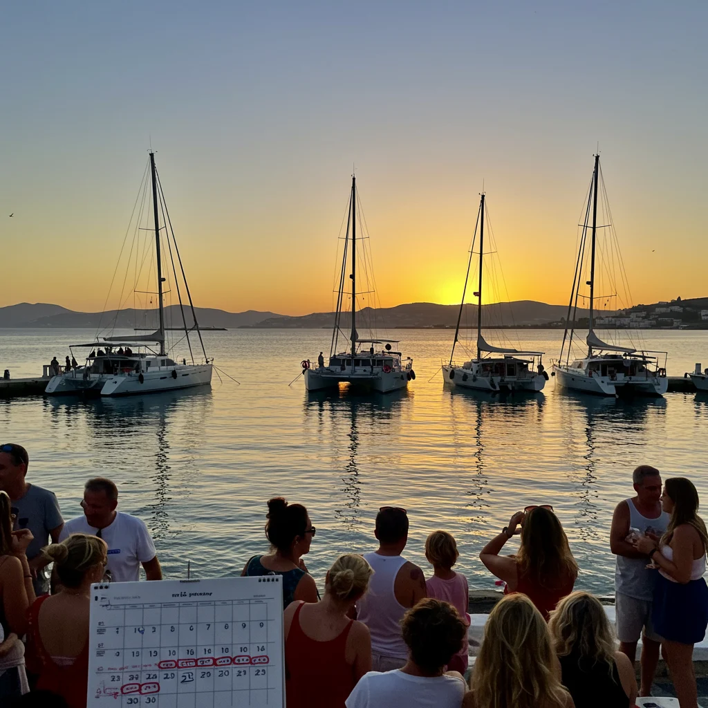 When Is the Best Time to Book a Mykonos Catamaran Cruise?