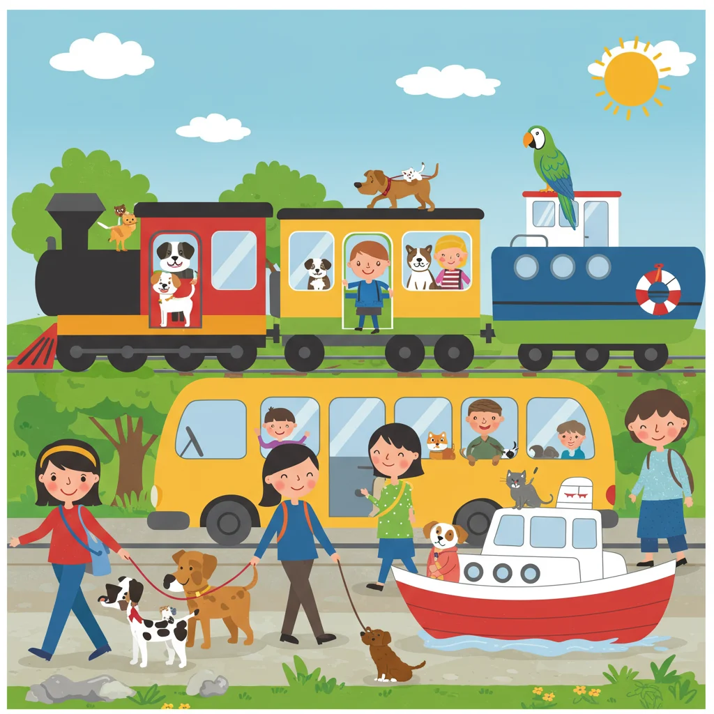 Can You Bring Pets on Trains, Buses, or Boats?