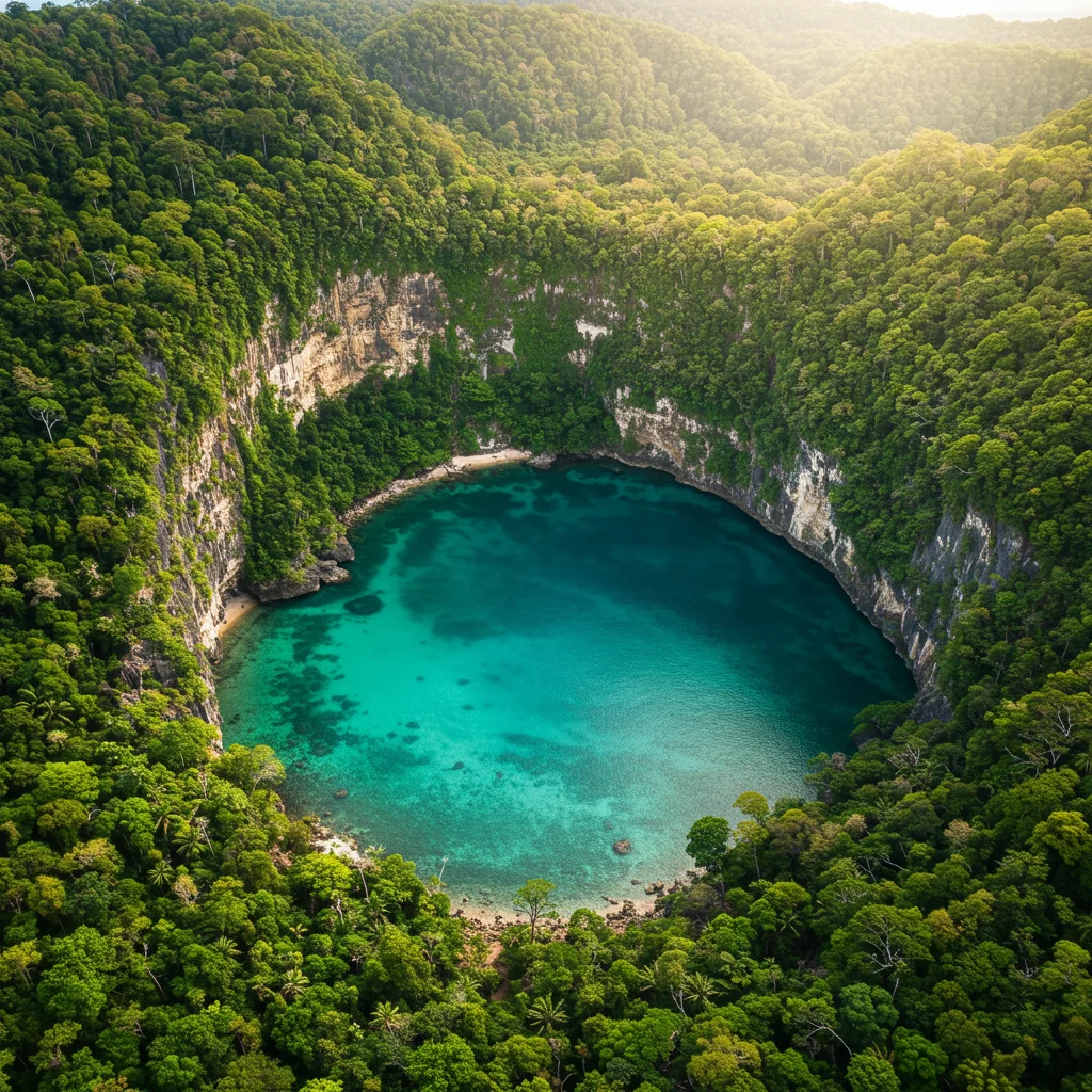 Geological Features of Hoyo Azul