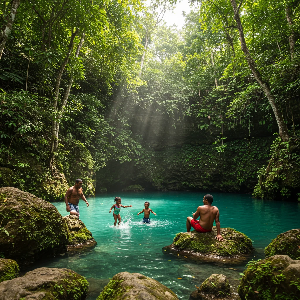 Hoyo Azul for Families and Kids