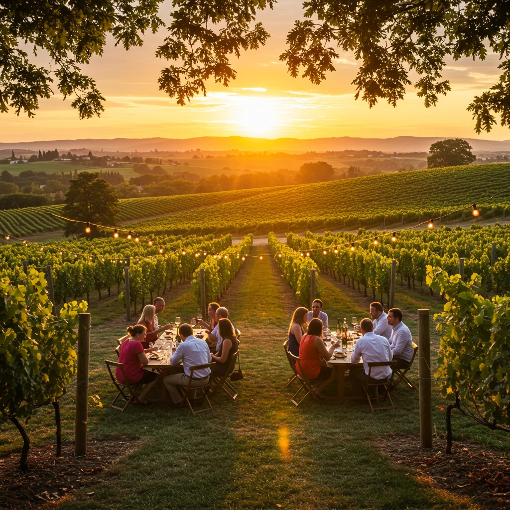 Overview of the Sunset Food &amp; Wine Tour Experience