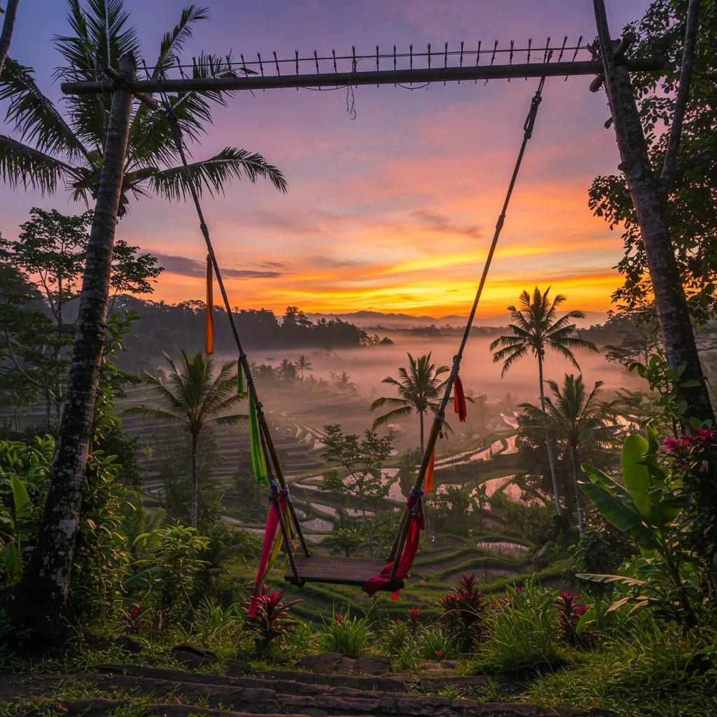 Best Time to Visit the Ubud Jungle Swing