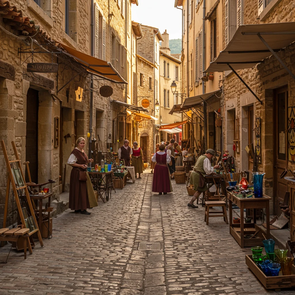 Biot: Glass Artistry and Medieval Streets