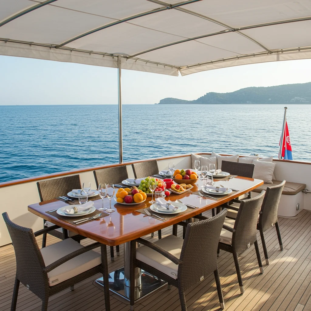 Dining and Refreshments on Your Boat Tour