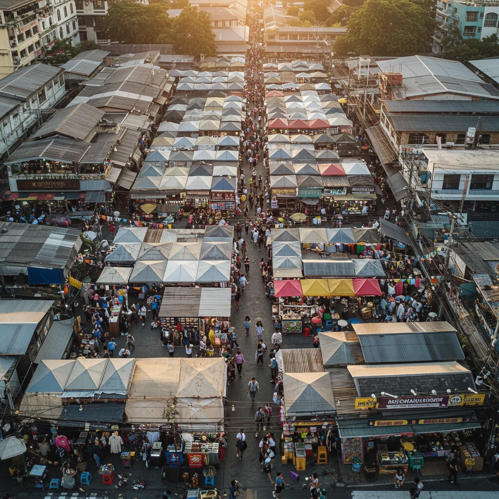 How Can You Understand the Layout of Sampheng Market?