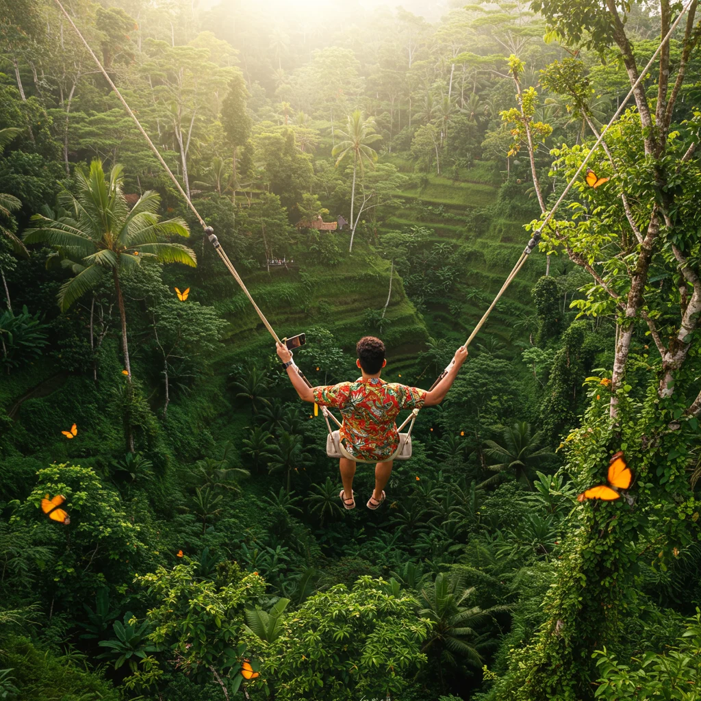 How to Share Your Ubud Jungle Swing Experience
