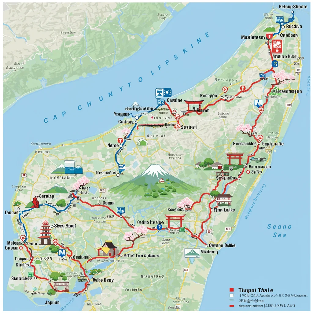 Overview of All Routes from Tokyo to Mount Fuji