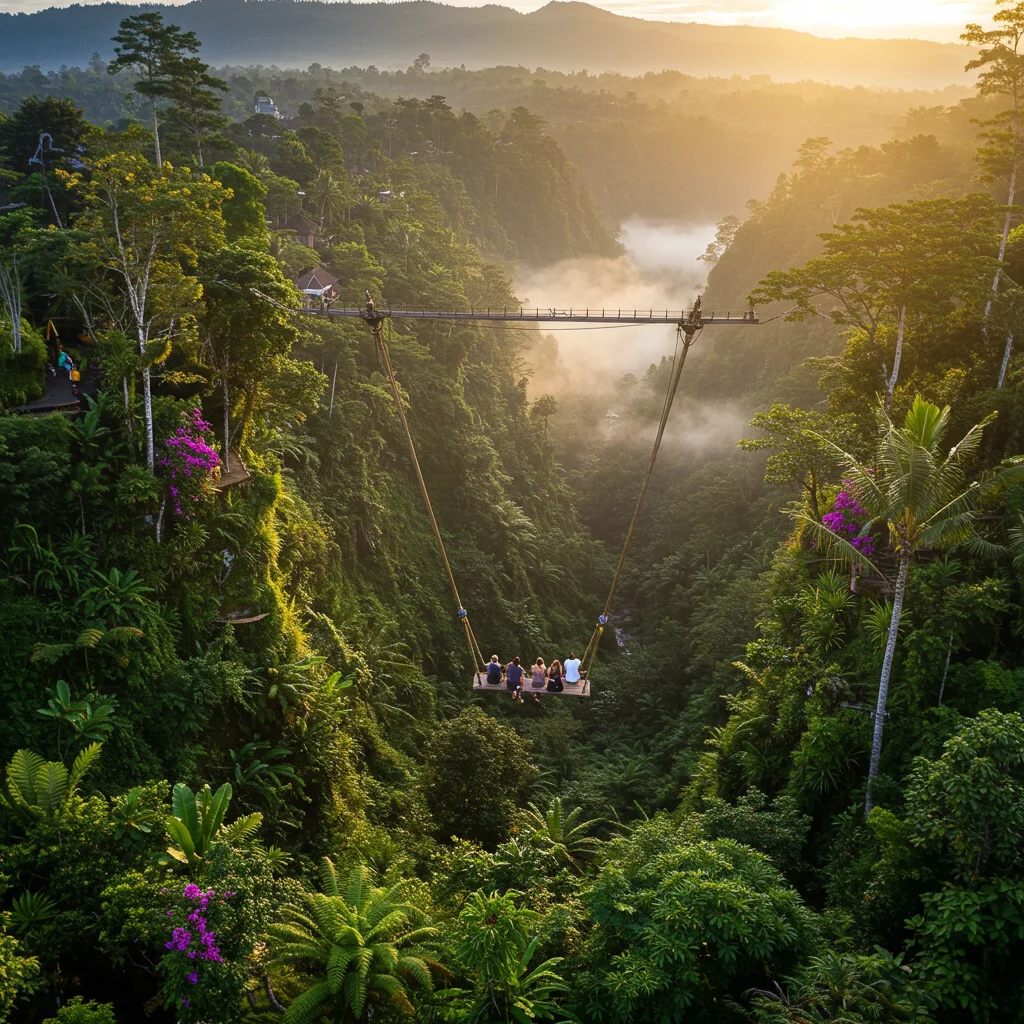 Popular Jungle Swing Locations in Ubud