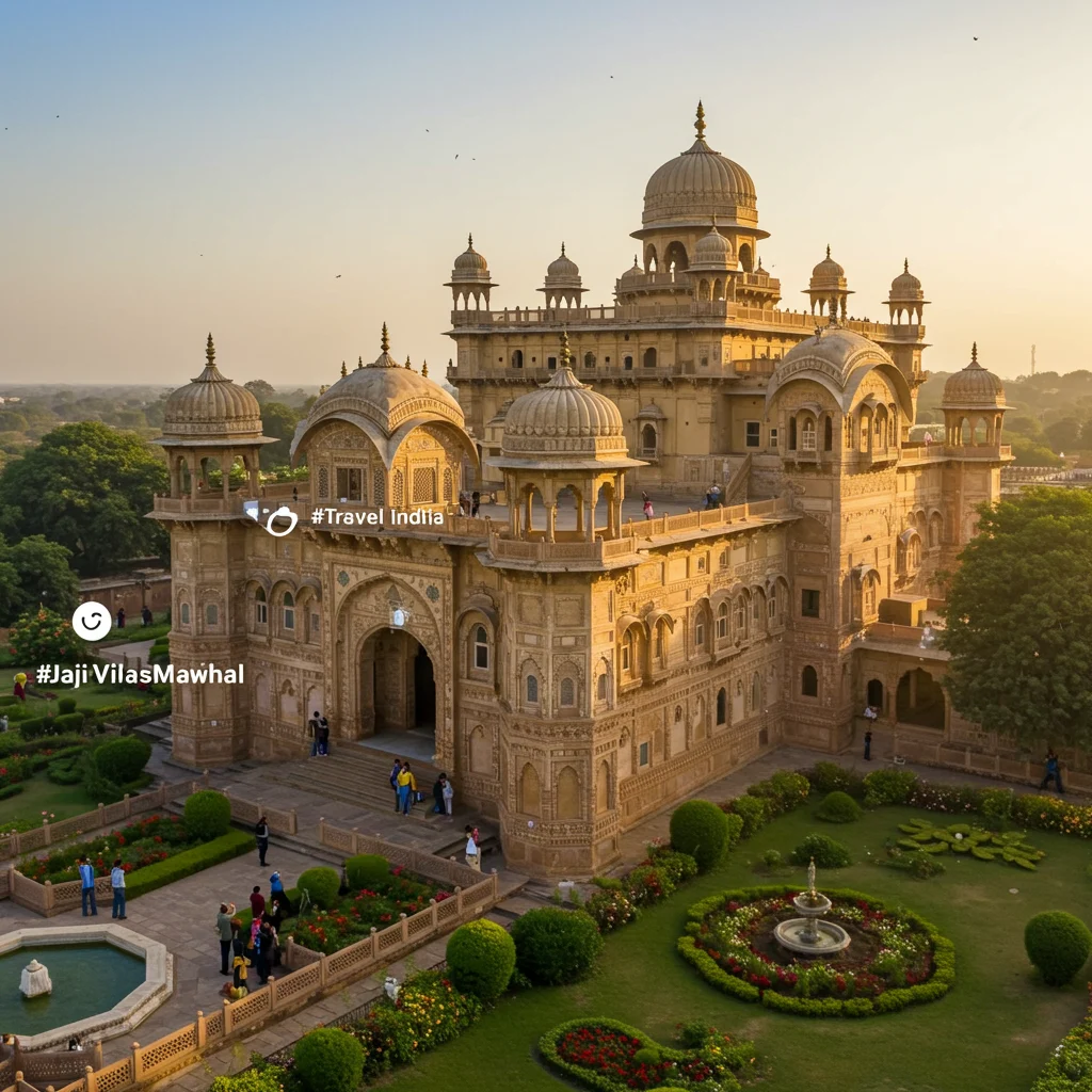 Social Media Trends: Viral Photos of Jai Vilas Mahal
