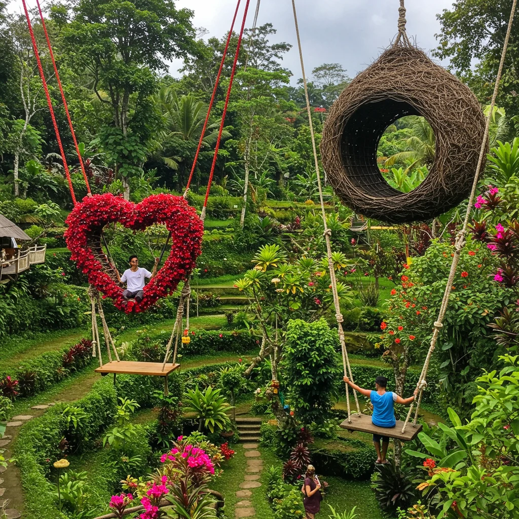 Types of Jungle Swings in Ubud