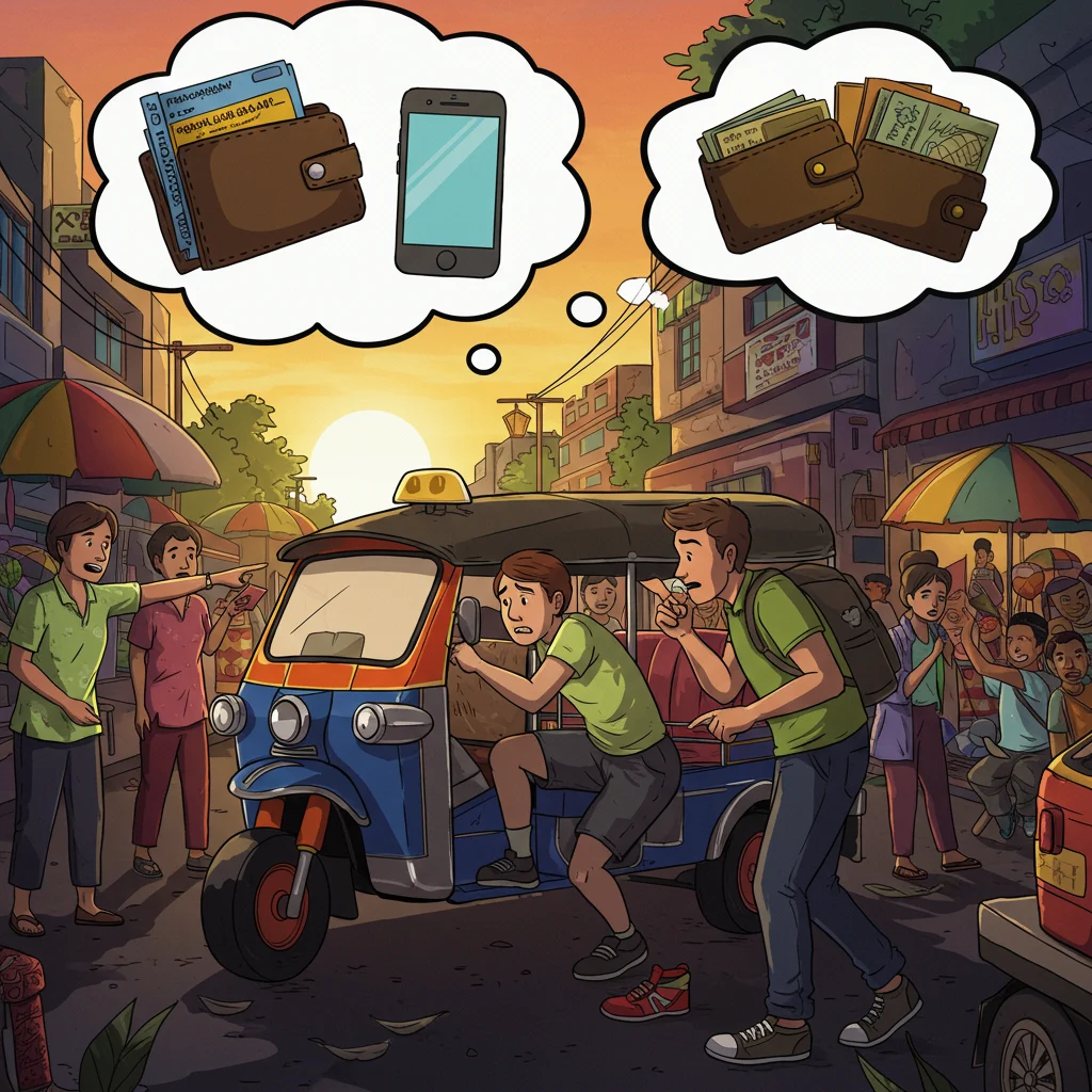 What to Do If You Lose Something in a Tuk Tuk?