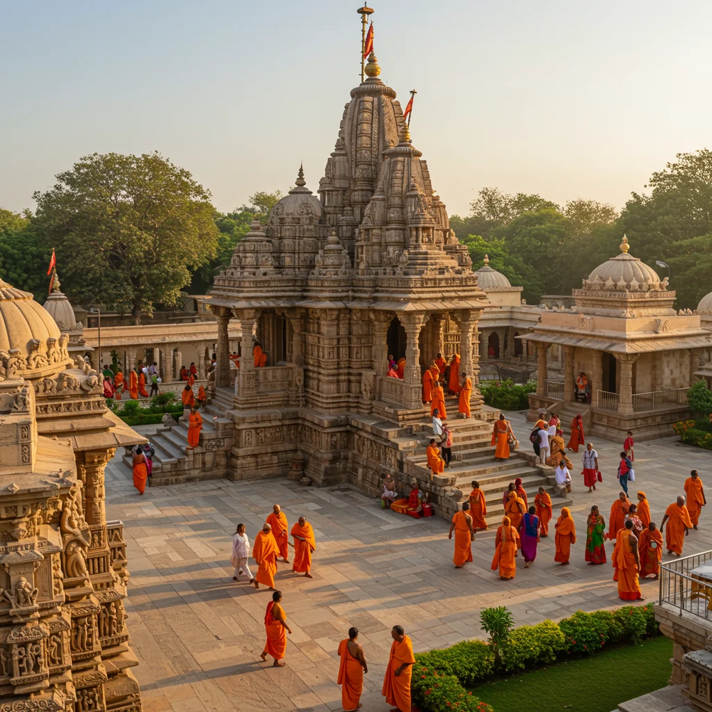 Which Religious and Spiritual Destinations Are Close to Ahmedabad?