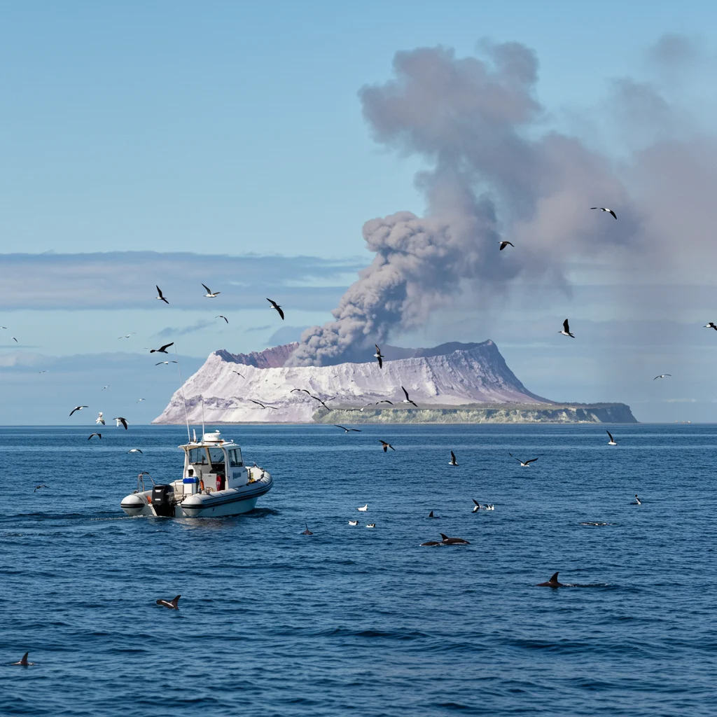 Wildlife Watching on and Around White Island